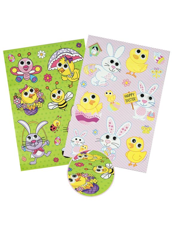 Zabawne naklejki wielkanocne