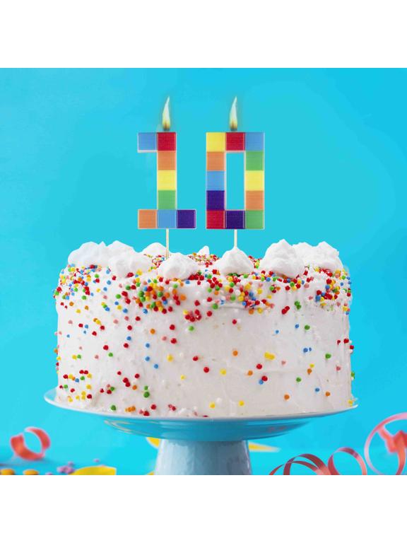 Świeczka cyferka klocki nr 0