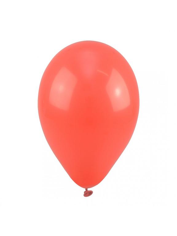 Balony pastelowe 10'' czerwone (100 szt.)