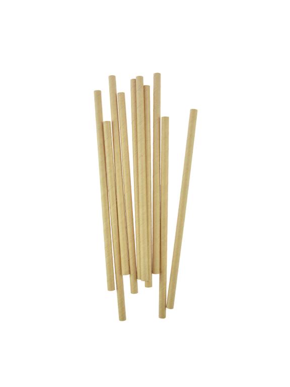 Słomki papierowe shake 8 mm - Kraft Balloons (10 szt.) - FSC Mix Credit