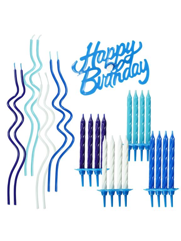 Zestaw świeczek urodzinowych dla chłopca