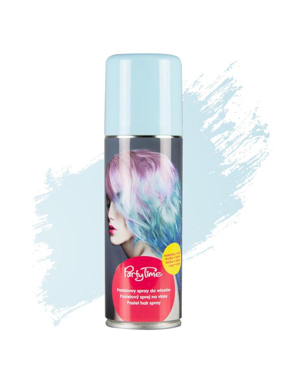 Pastelowy spray do włosów niebieski