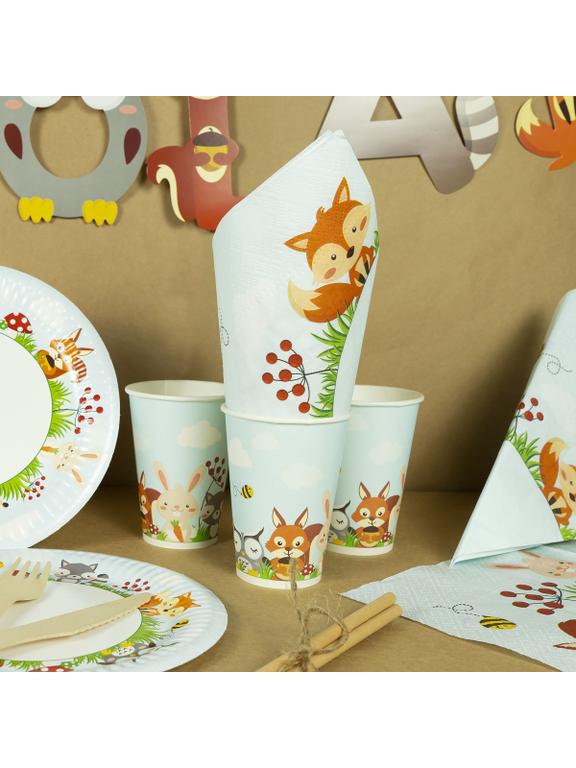 Serwetki - Leśne zwierzątka (20 szt.) - FSC Mix Credit