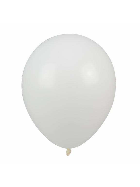 Balony pastelowe 12'' białe nr 010 (100 szt.)