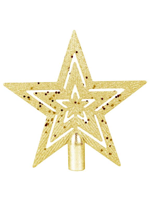 Szpic choinkowy - gwiazda złota
