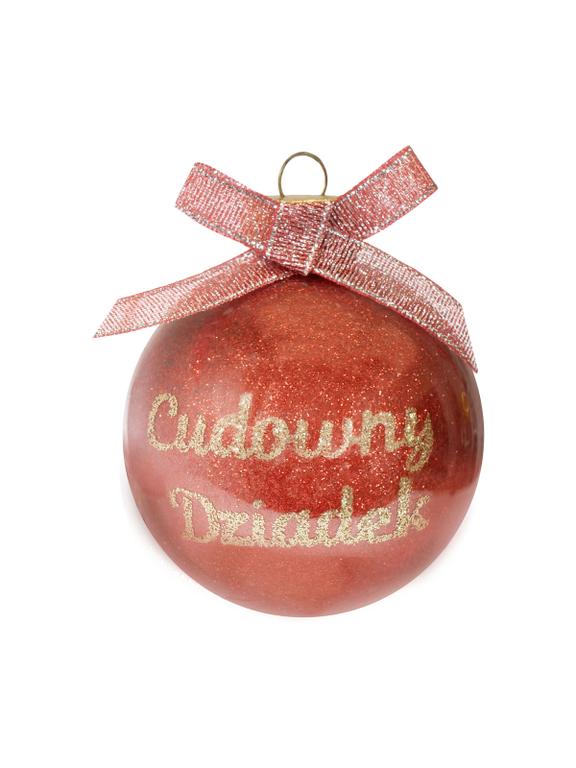 Brokatowa bombka dla Dziadka