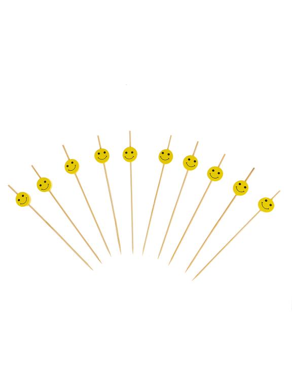 Szpilki do koreczków smile (10 szt.) - FSC 100%