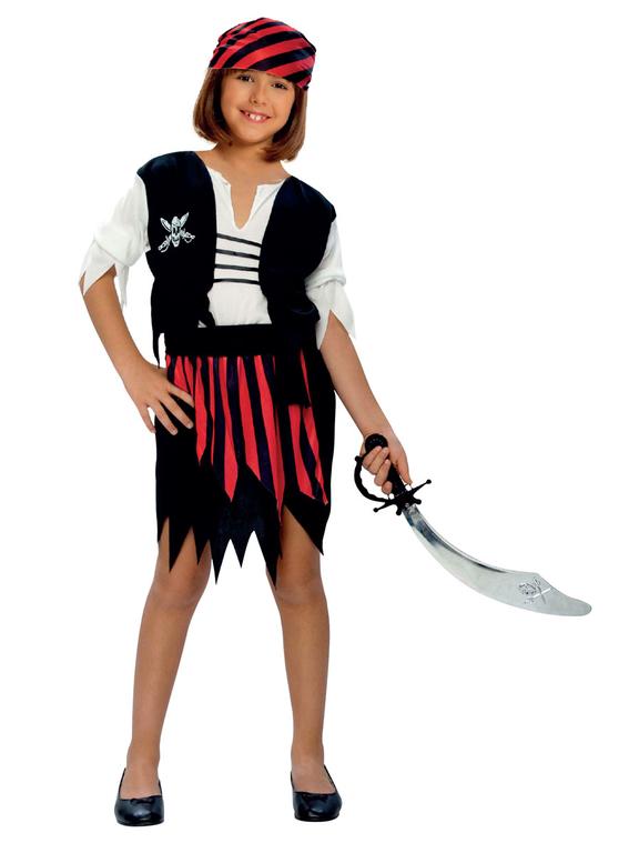 Strój dziecięcy - Piratka - rozmiar L
