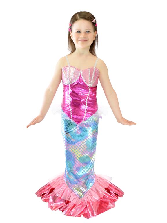 Strój dziecięcy - Różowa syrenka - rozmiar S