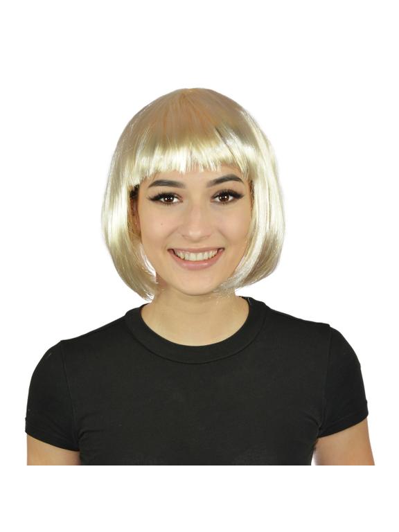Peruka bob blond