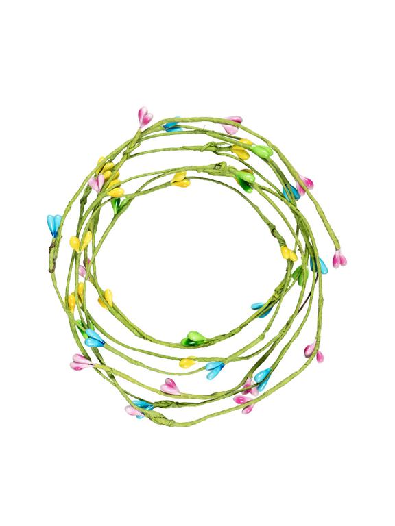 Kolorowe bazie na druciku (259 cm)