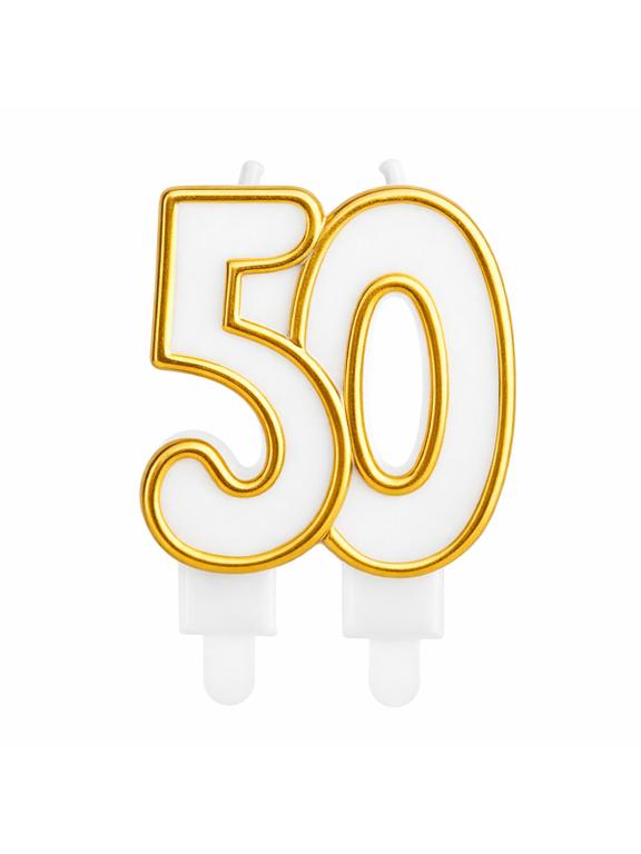 Świeczka jubileuszowa 50
