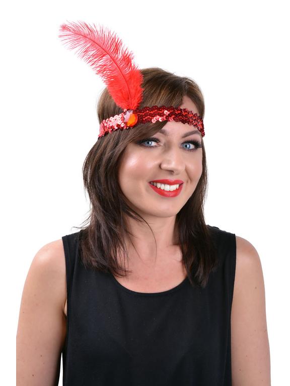 Opaska charleston czerwona