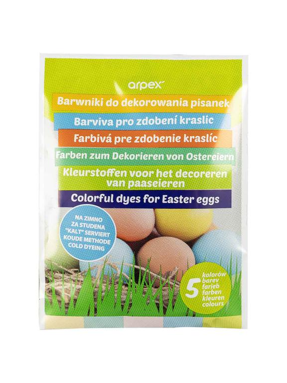 Barwniki do jaj 5 kolorów