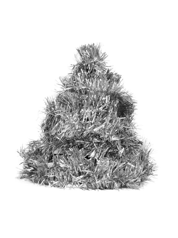 Łańcuch dekoracyjny długi srebrny