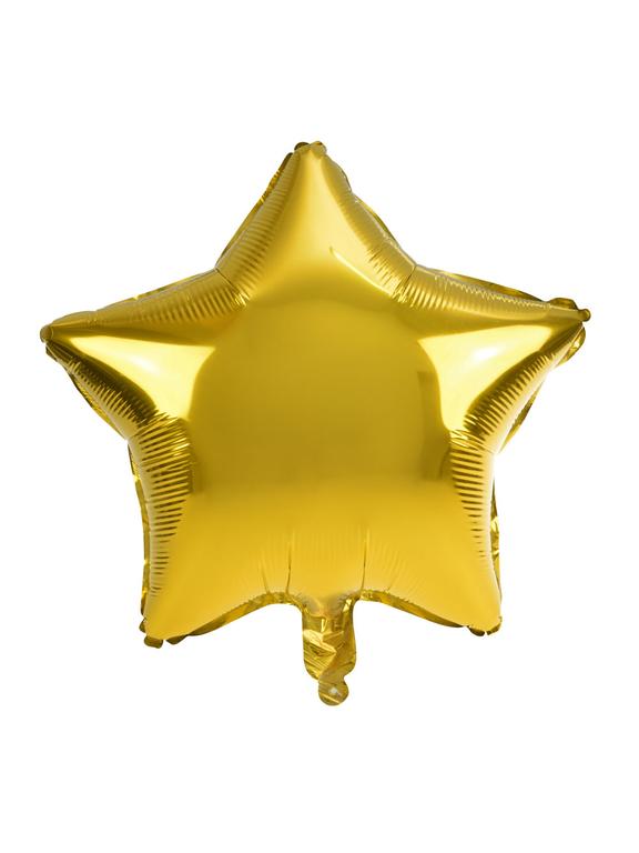 Balon foliowy gwiazda duża złoty
