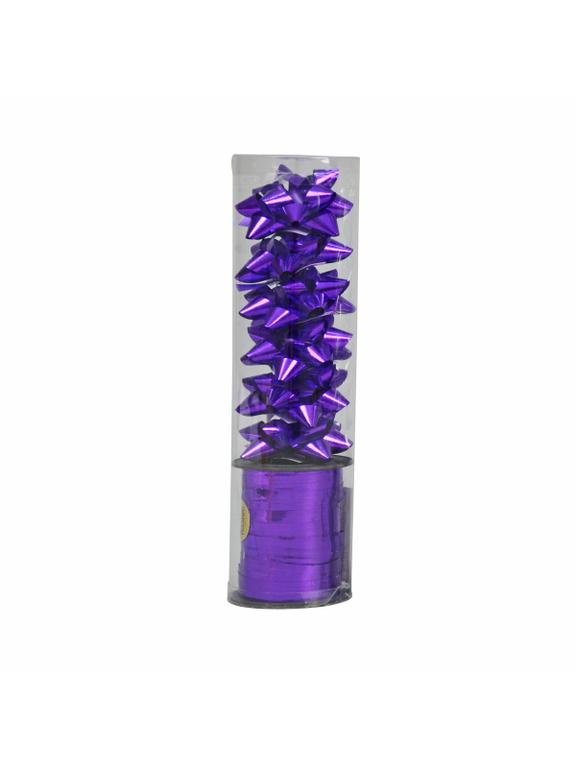 Zestaw do pakowania prezentów fioletowy