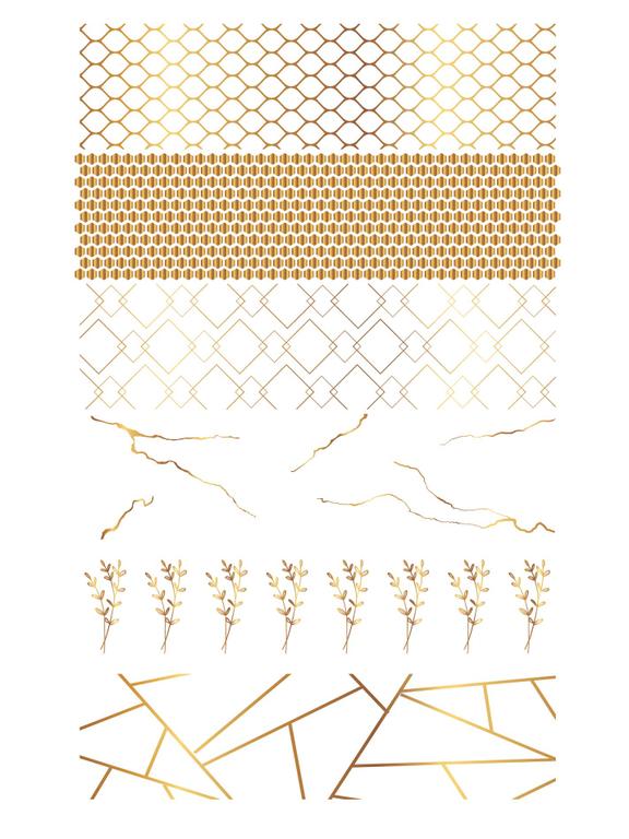Zestaw Glamour - barwnik z owijkami termokurczliwymi (6 szt.)