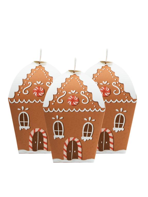 Papierowe domki na upominki (3 szt.)