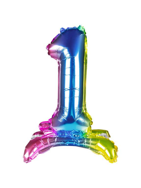 Balon foliowy cyferka stojący nr 1