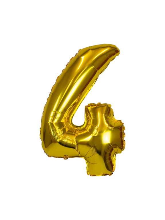 Balon foliowy cyferka nr 4