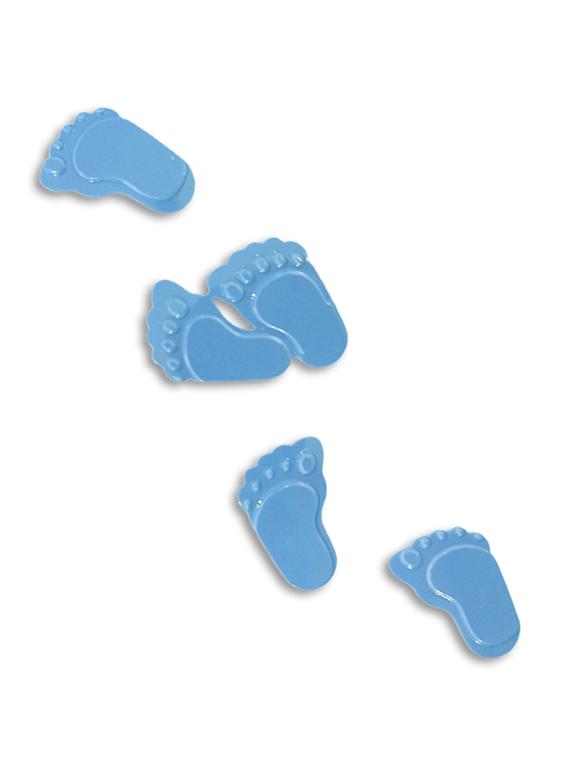 Konfetti stópki - niebieskie