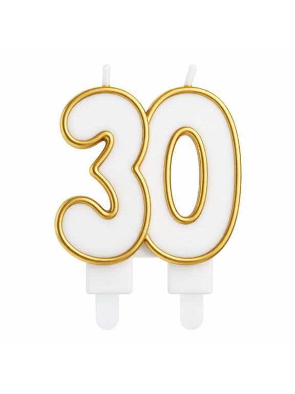 Świeczka jubileuszowa 30