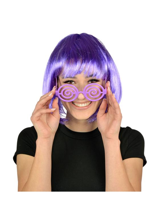 Peruka bob fioletowa