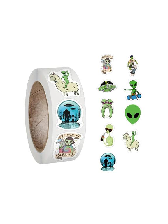 Zabawne naklejki - UFO (300 szt.)