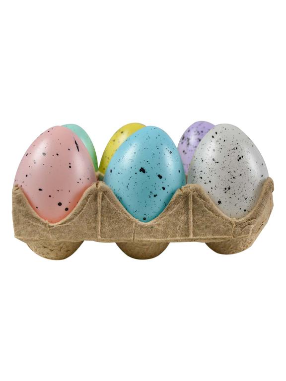 Kolorowe pisanki w wytłoczce (6 szt.)