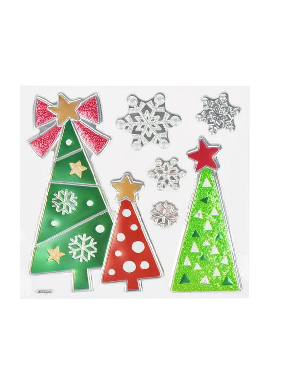 Świąteczne dekoracje samoprzylepne