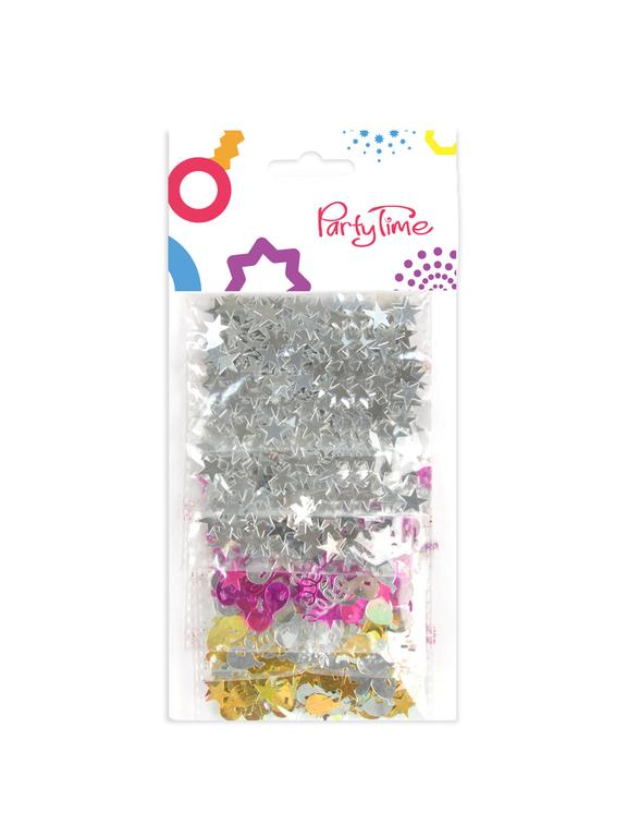 Konfetti metalizowane zestaw