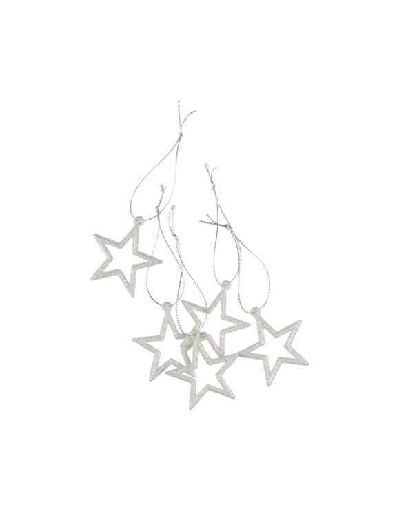Zestaw zawieszek - ozdobne gwiazdki (12 szt.)