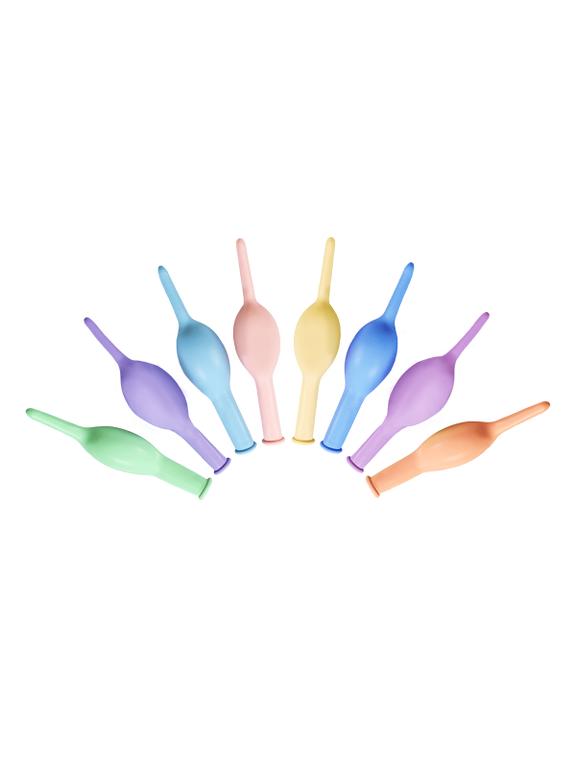 Balony pastelowe z łącznikiem (10 szt.)