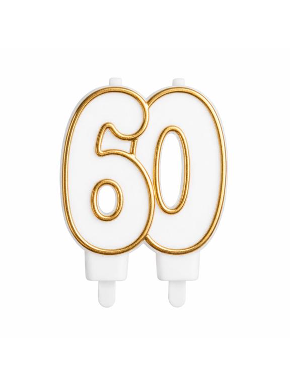 Świeczka jubileuszowa 60