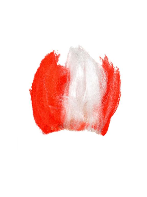 Peruka Afro "Biało-Czerwoni" BEZ PRAWA ZWROTU