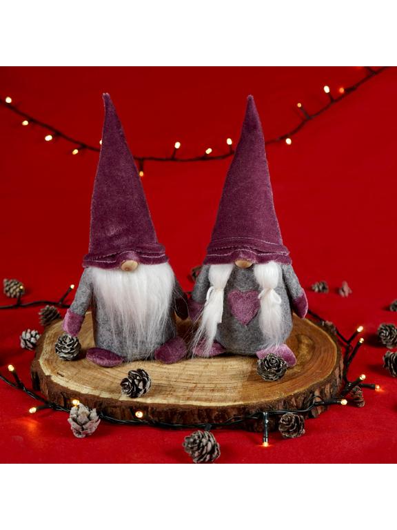 Skrzat z welurową czapką - różowy