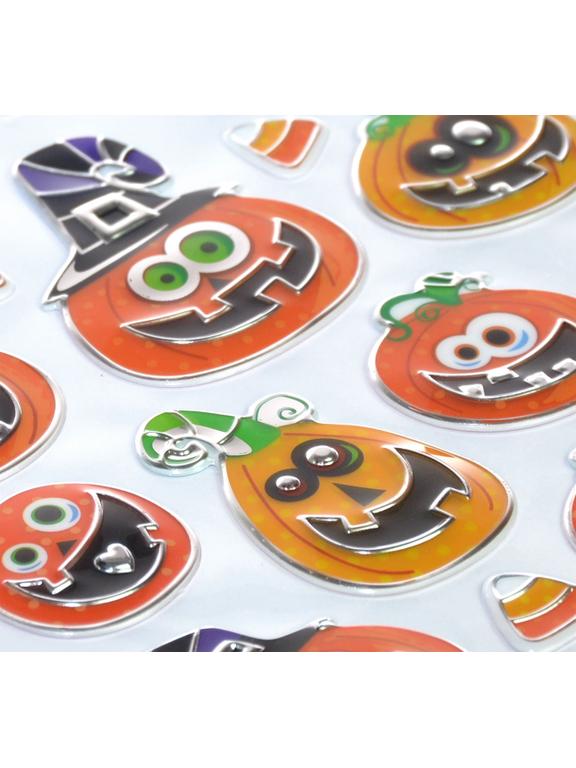 Metalizowane naklejki halloweenowe