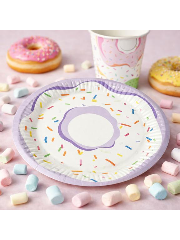 Talerze papierowe - Pączki (8 szt.) FSC Mix Credit