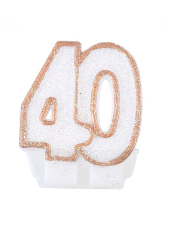 Świeczka jubileuszowa 40
