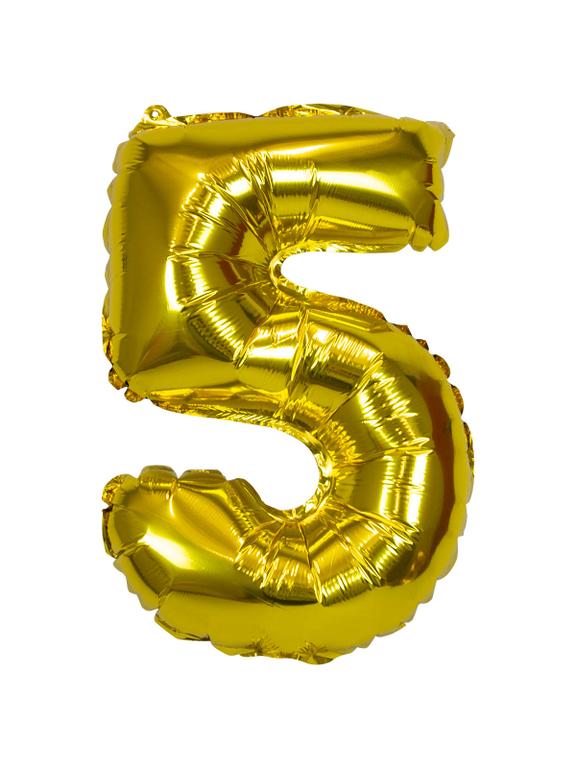 Balon foliowy cyferka XXL - nr 5