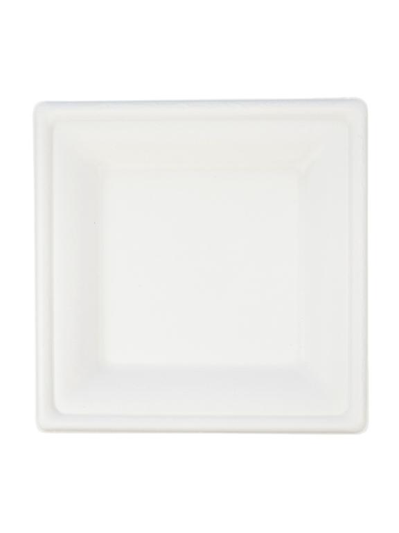 Talerze 15x15 cm - trzcina cukrowa (6 szt.)