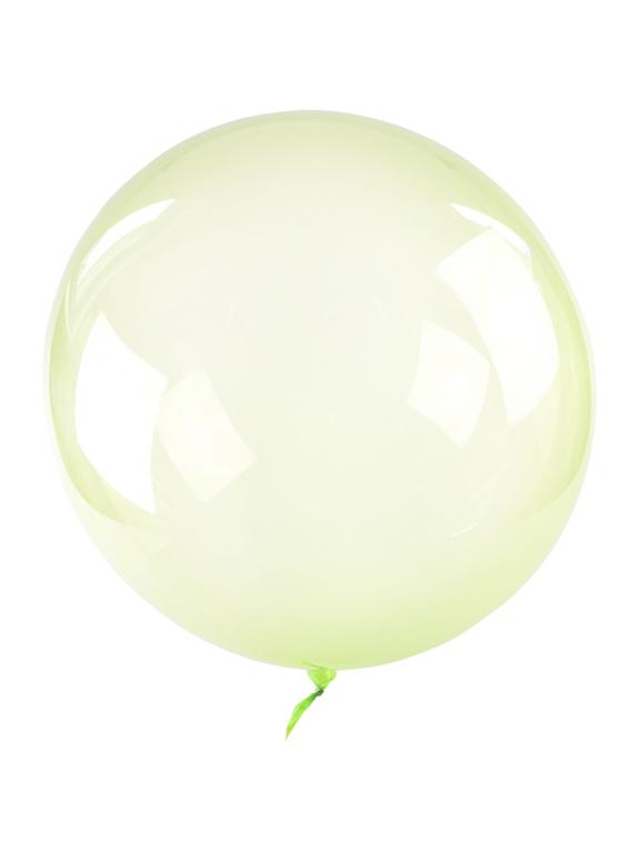 Balon Bubble limonkowy