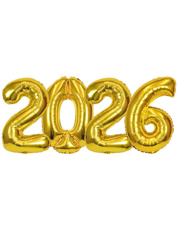 Rok 2026 - zestaw balonów foliowych