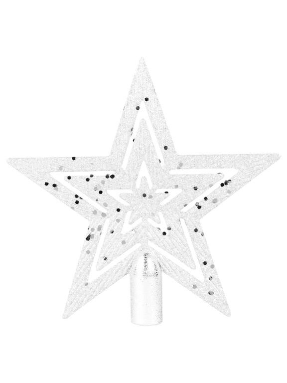 Szpic choinkowy - gwiazda biała