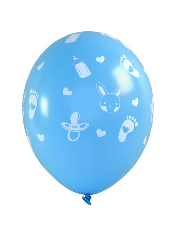 Balony Baby shower - chłopiec (5 szt.)