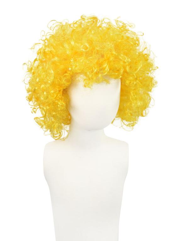 Peruka afro XXL żółta