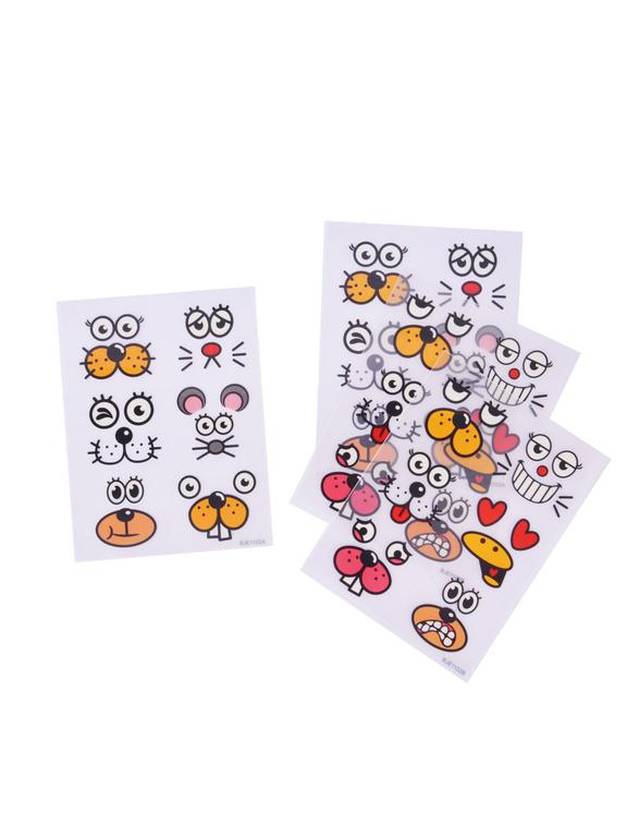 Śmieszne tatuaże na pisanki (24 szt.)