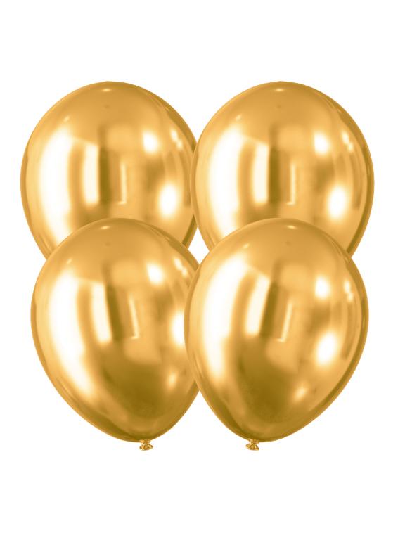 Balony Celebrate! efekt chromu (4 szt.)