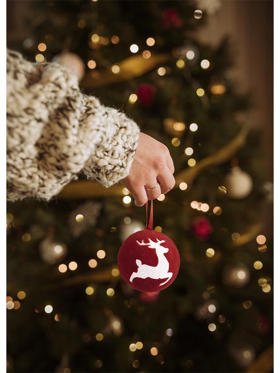 Zestaw bombek welurowych (4 szt.)